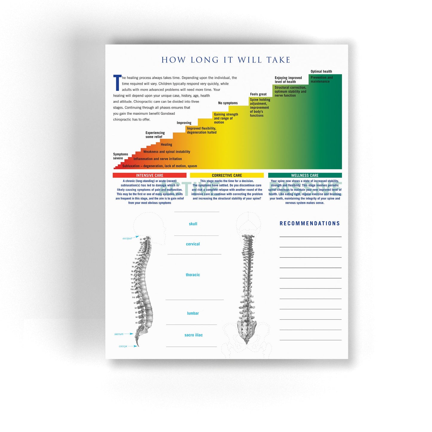 Report of Findings Folder with Insert Sheet